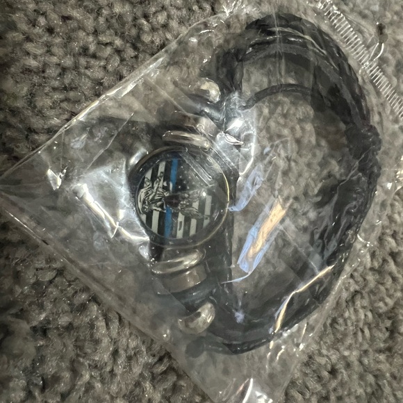 - $4 Thin Blue Line Police Bracelet. New. $4 if bundled - Picture 3 of 16